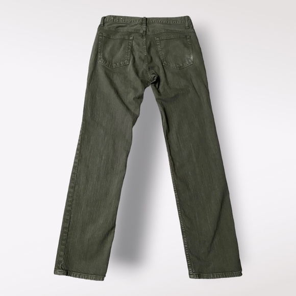 Men's Flag & Anthem 32/34 Green Nashville Straight Premium Denim Jeans - Picture 2 of 9